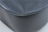 Authentic Ferragamo Gancini Leather Shoulder Bag Black SF J1256