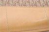 Auth Christian Dior Trotter Shoulder Hand Bag Purse Canvas Leather Beige J1258