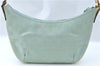 Authentic GUCCI Shoulder Hand Bag GG Canvas Leather 0050813 Light Blue J1260