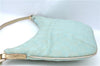 Authentic GUCCI Shoulder Hand Bag GG Canvas Leather 0050813 Light Blue J1260