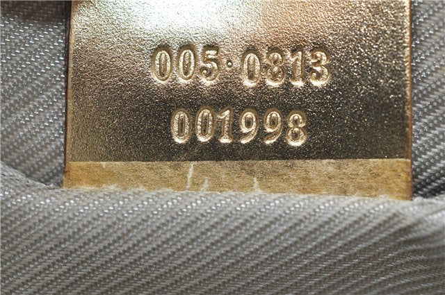 Authentic GUCCI Shoulder Hand Bag GG Canvas Leather 0050813 Light Blue J1260