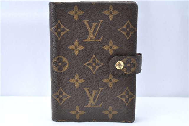 Authentic Louis Vuitton Monogram Agenda PM Day Planner Cover R20005 LV J1261