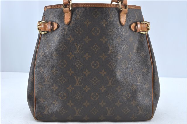 Authentic Louis Vuitton Monogram Batignolles Vertical Tote Bag M51153 LV J1264