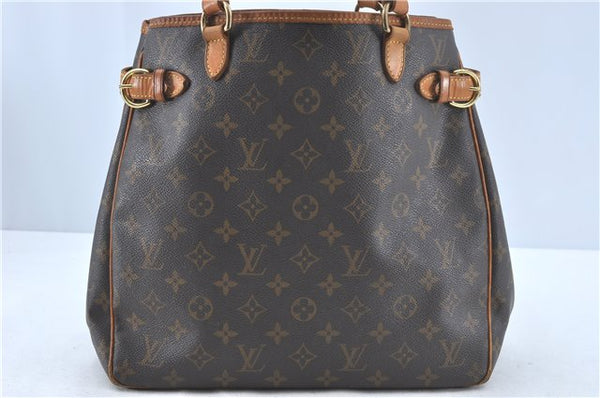 Authentic Louis Vuitton Monogram Batignolles Vertical Tote Bag M51153 LV J1264