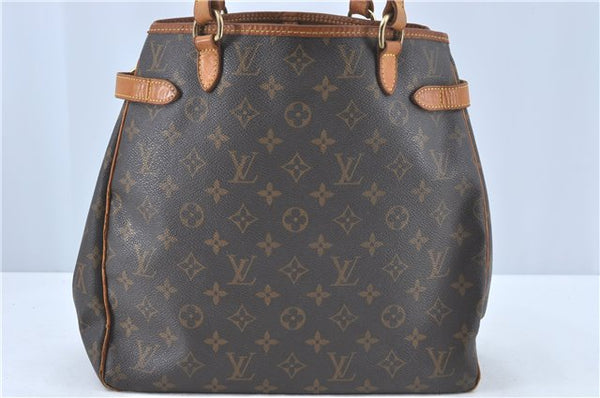 Authentic Louis Vuitton Monogram Batignolles Vertical Tote Bag M51153 LV J1264