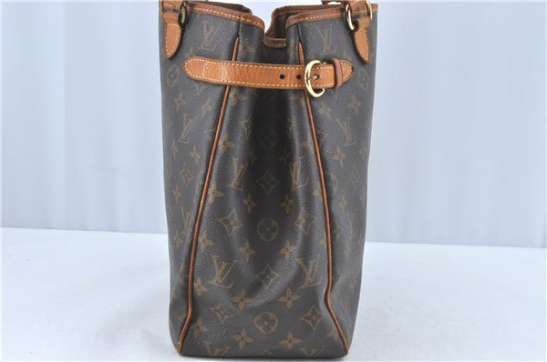 Authentic Louis Vuitton Monogram Batignolles Vertical Tote Bag M51153 LV J1264