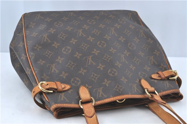 Authentic Louis Vuitton Monogram Batignolles Vertical Tote Bag M51153 LV J1264