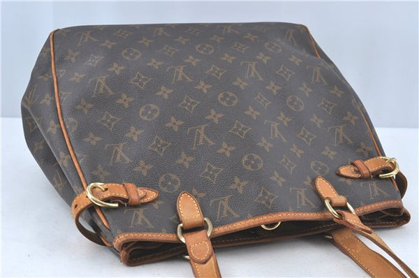 Authentic Louis Vuitton Monogram Batignolles Vertical Tote Bag M51153 LV J1264