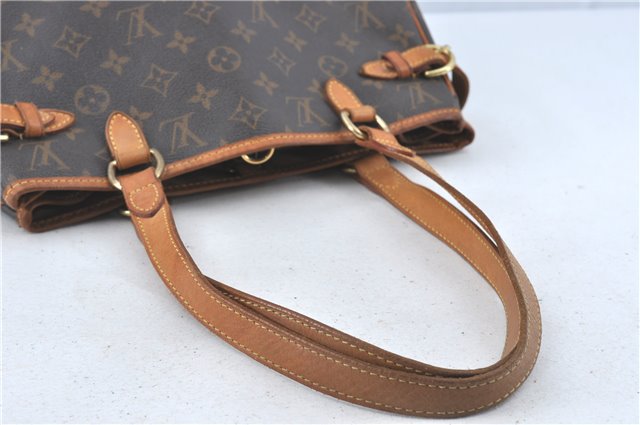 Authentic Louis Vuitton Monogram Batignolles Vertical Tote Bag M51153 LV J1264