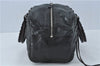 Authentic BALENCIAGA The Matelasse Hand Boston Bag Leather 168031 Black J1269
