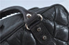 Authentic BALENCIAGA The Matelasse Hand Boston Bag Leather 168031 Black J1269