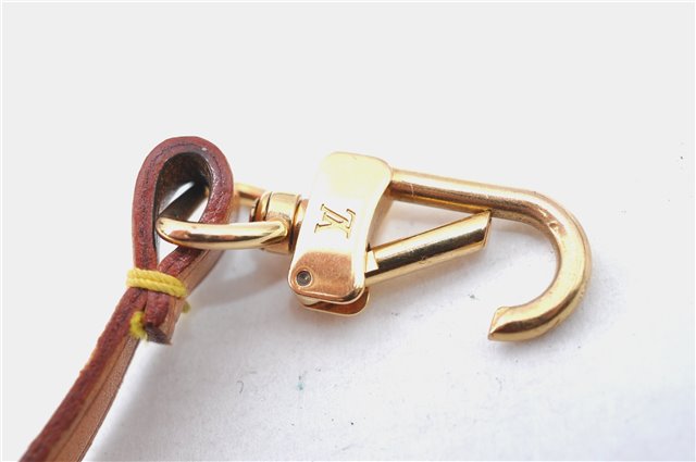 Auth Louis Vuitton Vernis Lexington Hand Bag Pouch Yellow M91058 LV Junk J1270