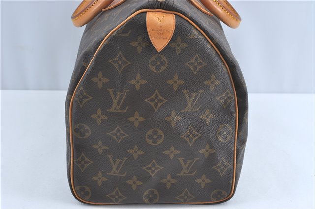 Authentic Louis Vuitton Monogram Speedy 35 Hand Boston Bag M41524 LV J1274