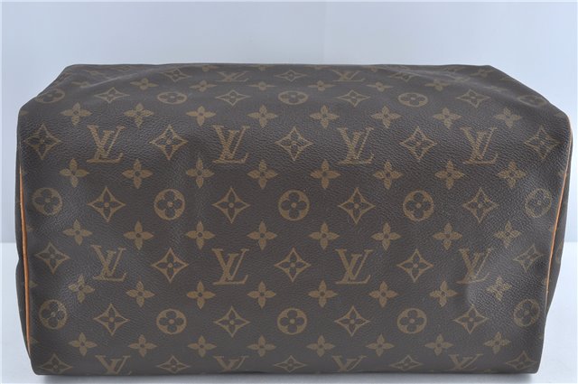 Authentic Louis Vuitton Monogram Speedy 35 Hand Boston Bag M41524 LV J1274