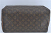 Authentic Louis Vuitton Monogram Speedy 35 Hand Boston Bag M41524 LV J1274