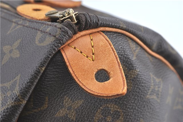 Authentic Louis Vuitton Monogram Speedy 35 Hand Boston Bag M41524 LV J1274