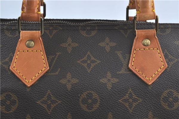 Authentic Louis Vuitton Monogram Speedy 35 Hand Boston Bag M41524 LV J1274