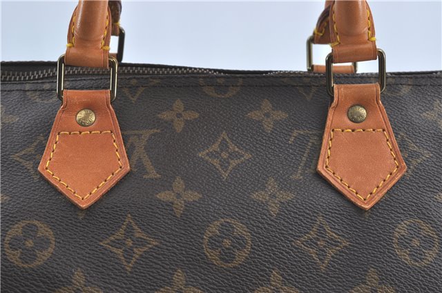 Authentic Louis Vuitton Monogram Speedy 35 Hand Boston Bag M41524 LV J1274