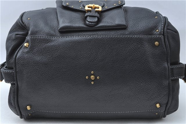 Authentic Chloe Paddington Leather Shoulder Hand Bag Purse Black J1275