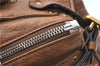 Authentic Chloe Paddington Leather Shoulder Hand Bag Purse Brown J1276