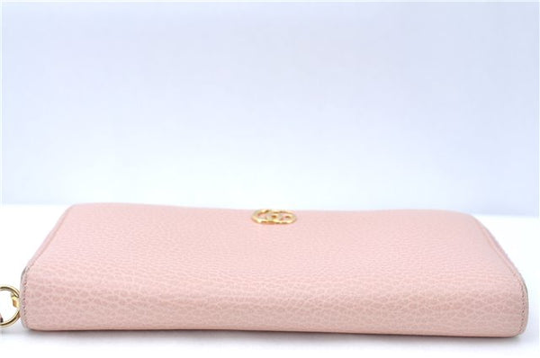 Authentic GUCCI Long Wallet Purse Leather 456117 Light Pink J1277