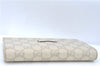 Authentic GUCCI Guccissima Long Wallet Purse GG Leather 190336 White J1278