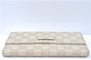 Authentic GUCCI Guccissima Long Wallet Purse GG Leather 190336 White J1278