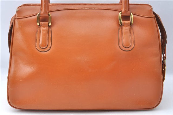 Authentic GUCCI Shoulder Hand Bag Purse Leather Brown J1280