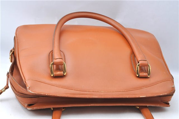 Authentic GUCCI Shoulder Hand Bag Purse Leather Brown J1280