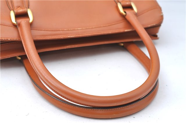 Authentic GUCCI Shoulder Hand Bag Purse Leather Brown J1280