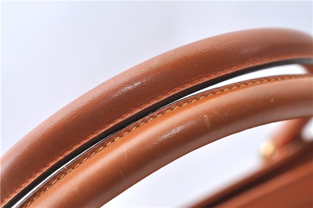 Authentic GUCCI Shoulder Hand Bag Purse Leather Brown J1280