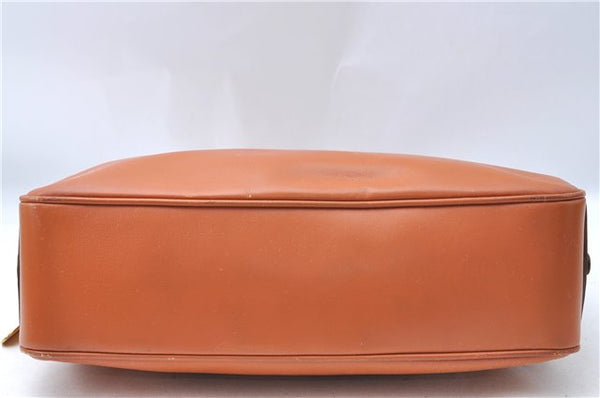 Authentic GUCCI Shoulder Hand Bag Purse Leather Brown J1280