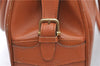 Authentic GUCCI Shoulder Hand Bag Purse Leather Brown J1280