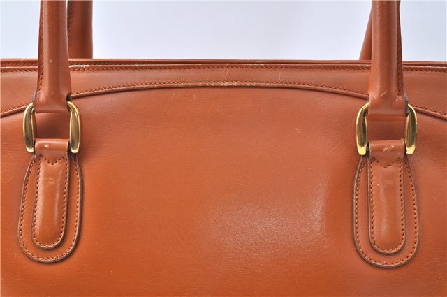 Authentic GUCCI Shoulder Hand Bag Purse Leather Brown J1280