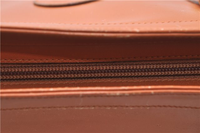 Authentic GUCCI Shoulder Hand Bag Purse Leather Brown J1280