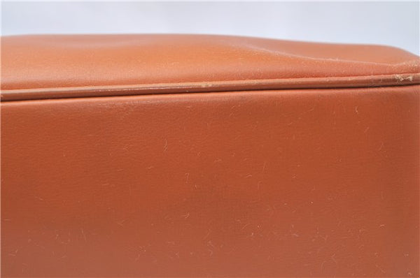 Authentic GUCCI Shoulder Hand Bag Purse Leather Brown J1280