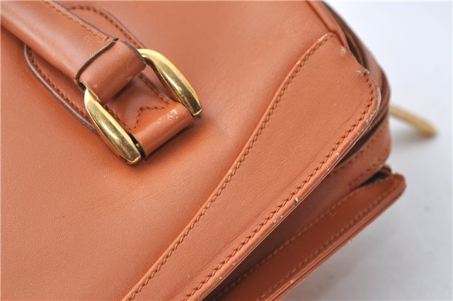 Authentic GUCCI Shoulder Hand Bag Purse Leather Brown J1280