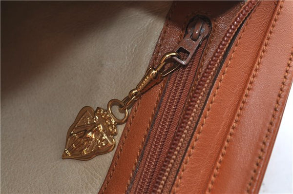 Authentic GUCCI Shoulder Hand Bag Purse Leather Brown J1280