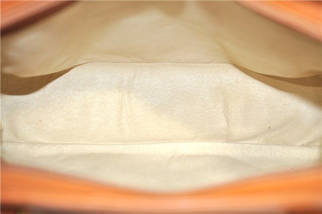 Authentic GUCCI Shoulder Hand Bag Purse Leather Brown J1280