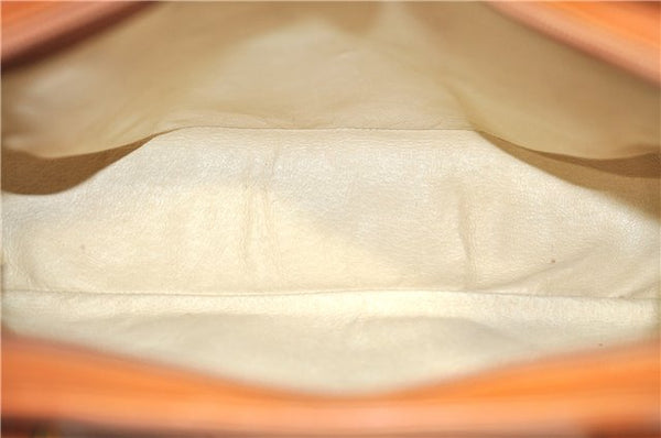 Authentic GUCCI Shoulder Hand Bag Purse Leather Brown J1280