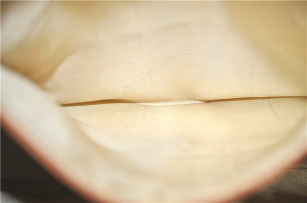 Authentic GUCCI Shoulder Hand Bag Purse Leather Brown J1280