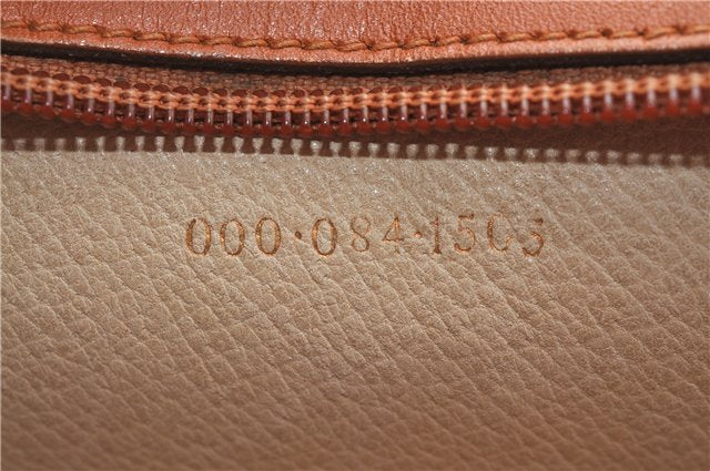 Authentic GUCCI Shoulder Hand Bag Purse Leather Brown J1280