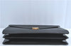 Auth Louis Vuitton Epi Serviette Ambassadeur Black Briefcase M54412 LV J1283