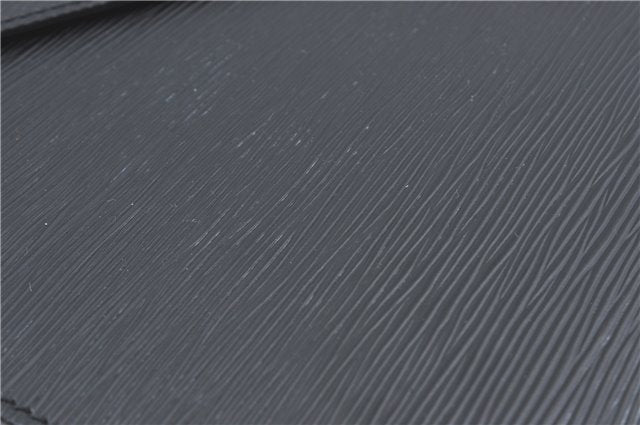 Auth Louis Vuitton Epi Serviette Ambassadeur Black Briefcase M54412 LV J1283