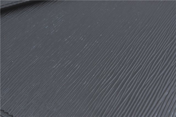 Auth Louis Vuitton Epi Serviette Ambassadeur Black Briefcase M54412 LV J1283