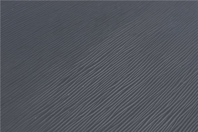 Auth Louis Vuitton Epi Serviette Ambassadeur Black Briefcase M54412 LV J1283