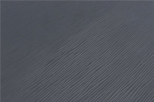 Auth Louis Vuitton Epi Serviette Ambassadeur Black Briefcase M54412 LV J1283