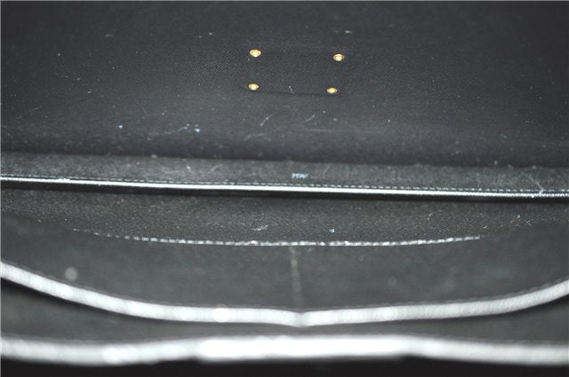 Auth Louis Vuitton Epi Serviette Ambassadeur Black Briefcase M54412 LV J1283