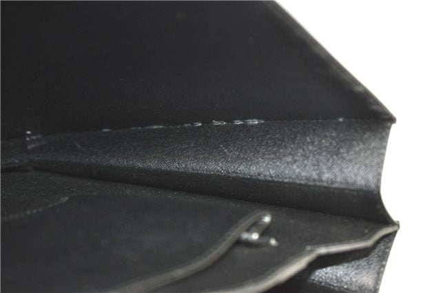 Auth Louis Vuitton Epi Serviette Ambassadeur Black Briefcase M54412 LV J1283