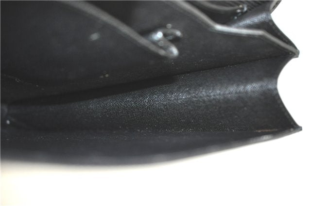 Auth Louis Vuitton Epi Serviette Ambassadeur Black Briefcase M54412 LV J1283